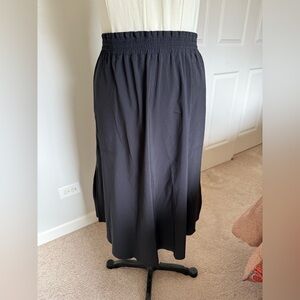 ATHLETA Savannah Black Midi Skirt